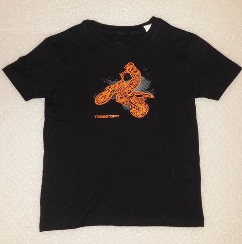 Treibstoff Kids T-Shirt Digi Rider Schwarz Gr. M